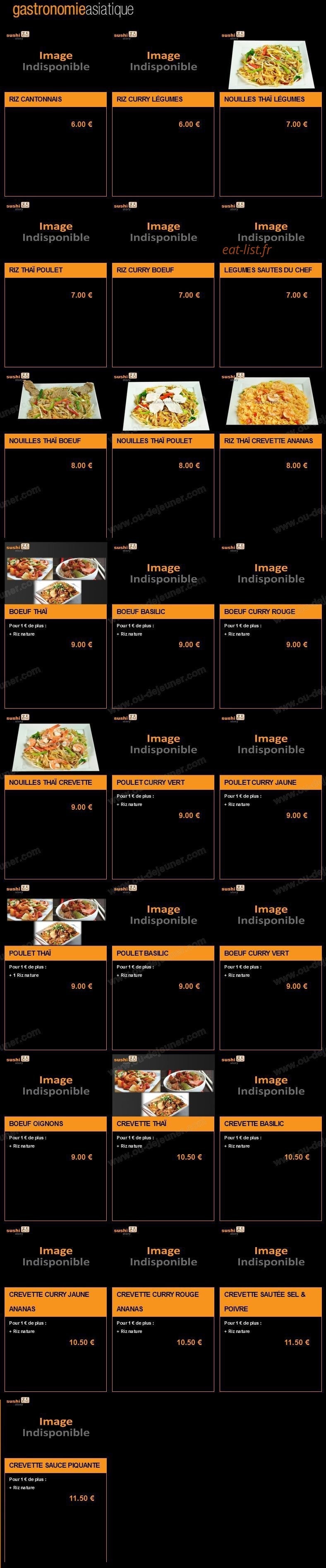 Sushi Story — carte page 20