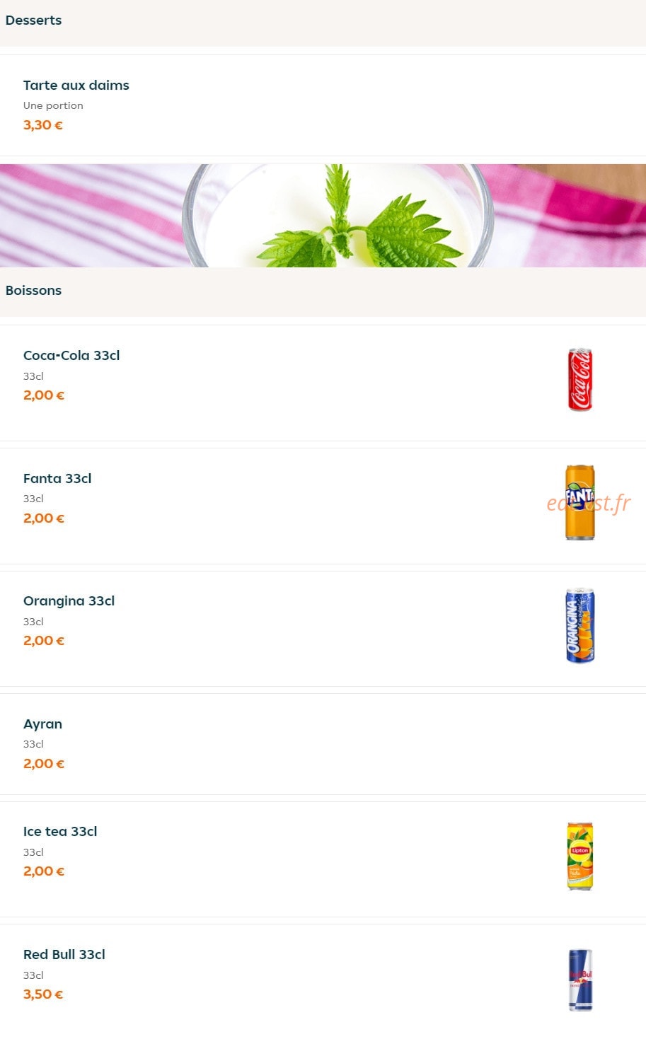 Aux 3 brochettes — carte page 5