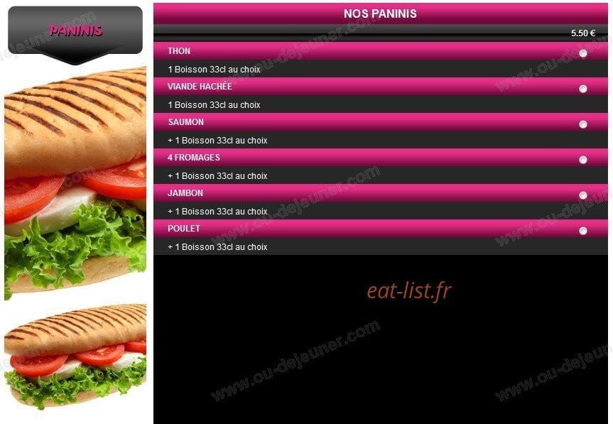 Class Pizza Corbeil — carte page 12