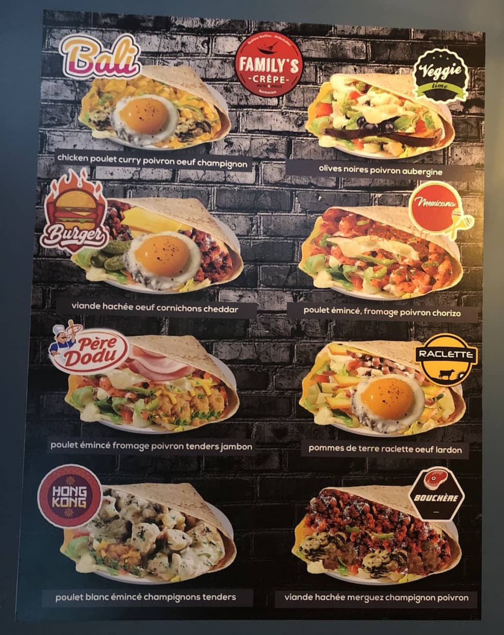 Family's — carte page 1