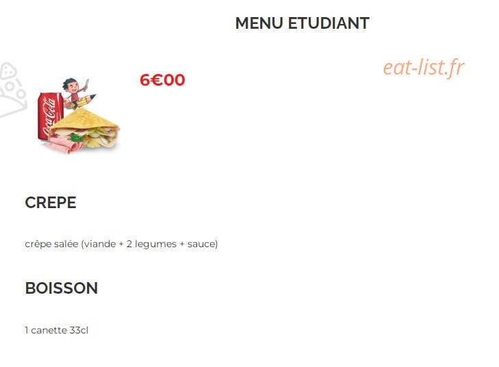 Fête à Crêpe — carte page 5
