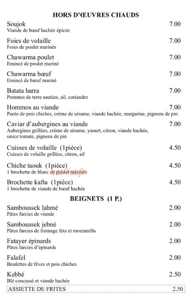 L'Orient — carte page 2