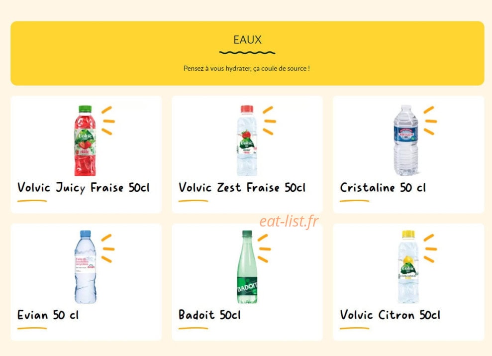 La Croissanterie — carte page 14