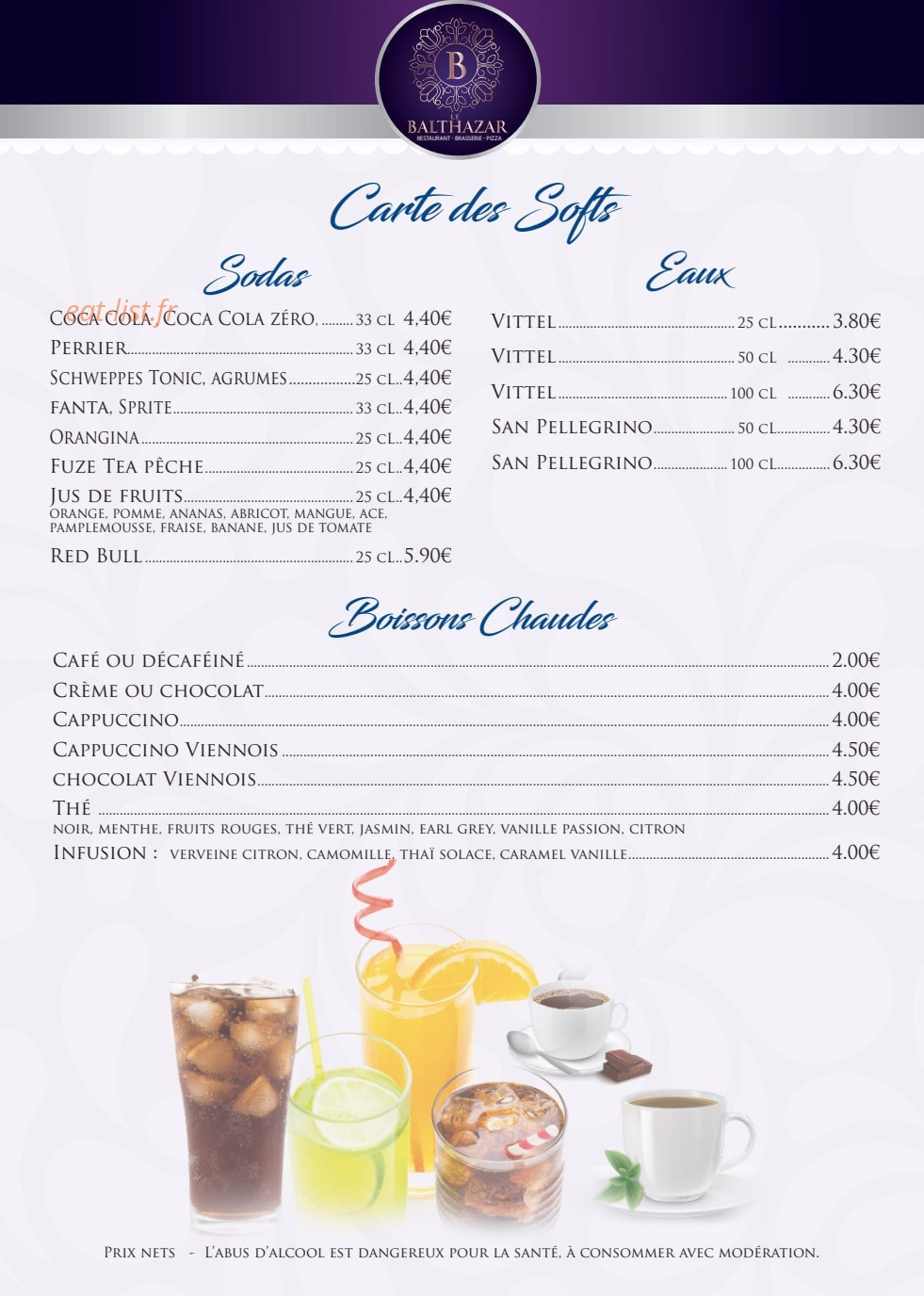 Le Balthazar — carte page 7