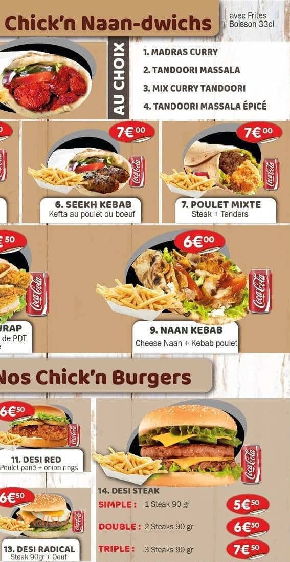 Les Saveurs de Pondichéry — carte page 2
