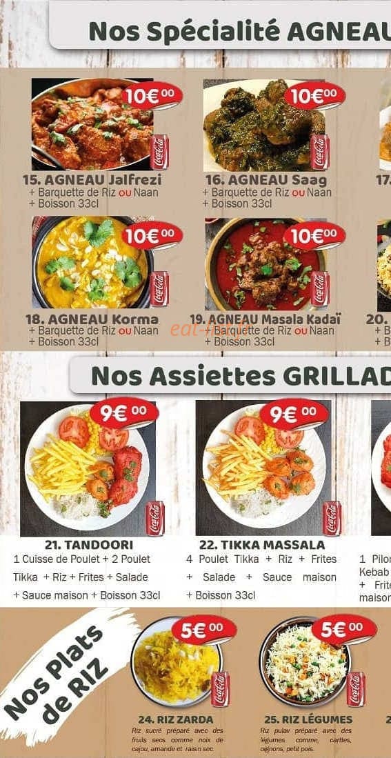 Les Saveurs de Pondichéry — carte page 3