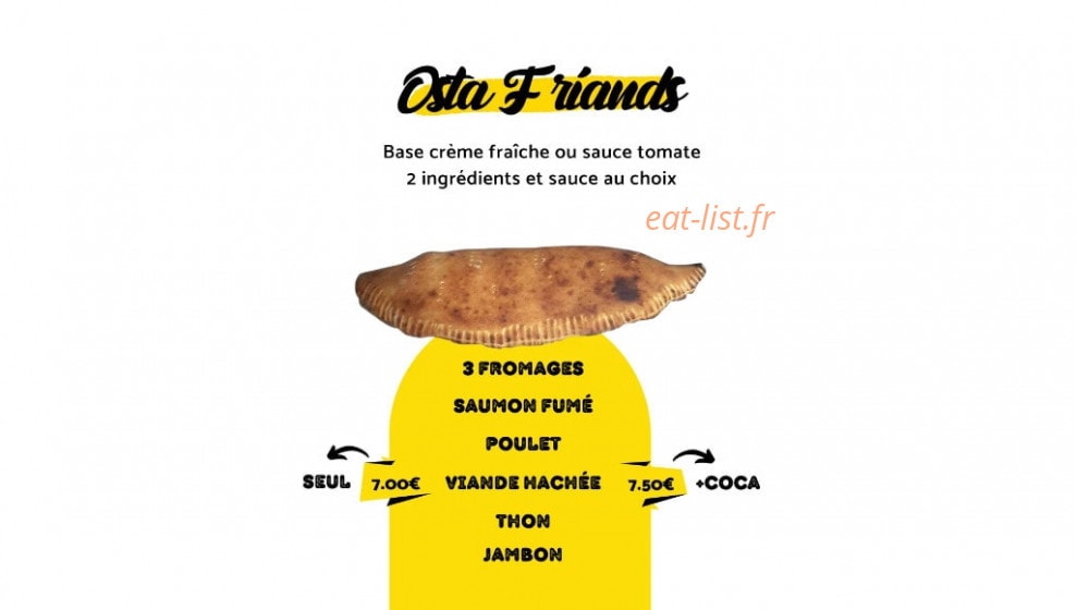 Osta Pizza — carte page 10