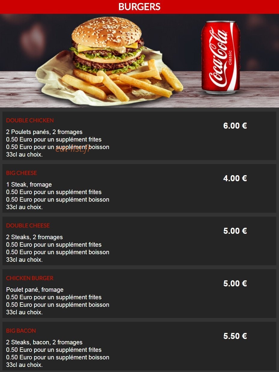 Pizza Service — carte page 19