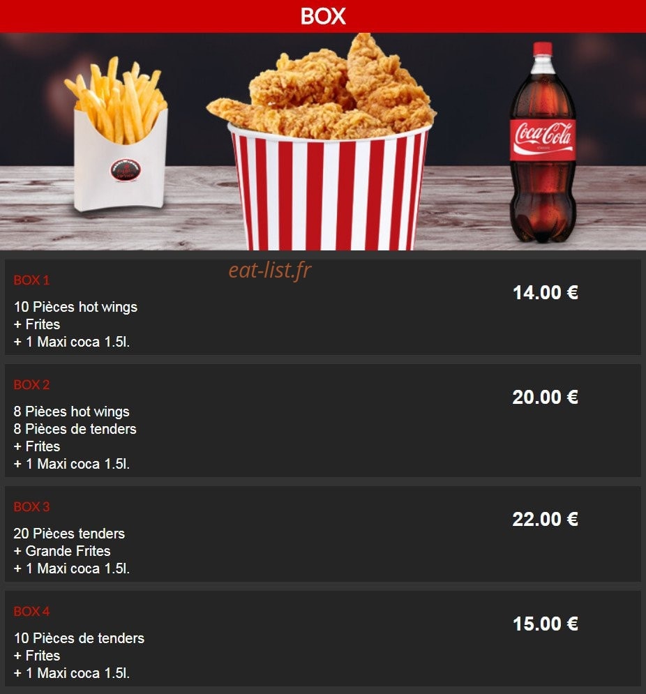 Pizza Service — carte page 25