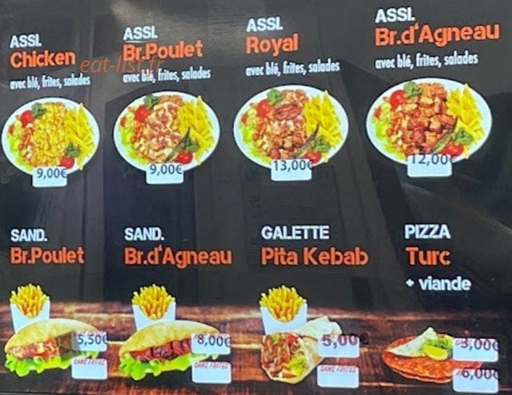 Restaurant Konya — carte page 2
