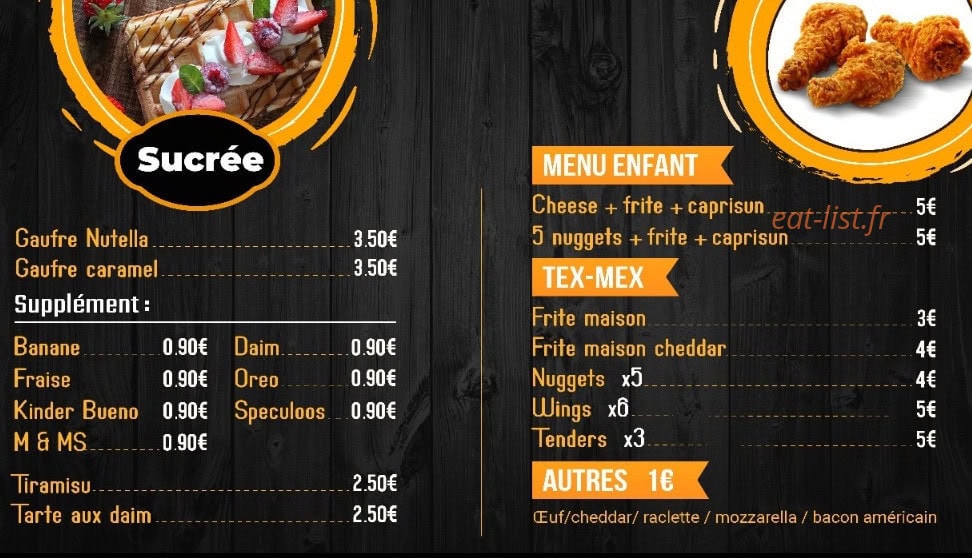 Star burger — carte page 4