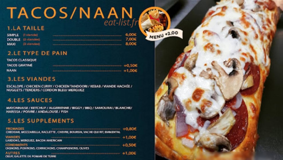 Tasty Spicy Naan — carte page 6