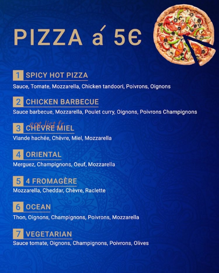 Tasty Spicy Naan — carte page 2