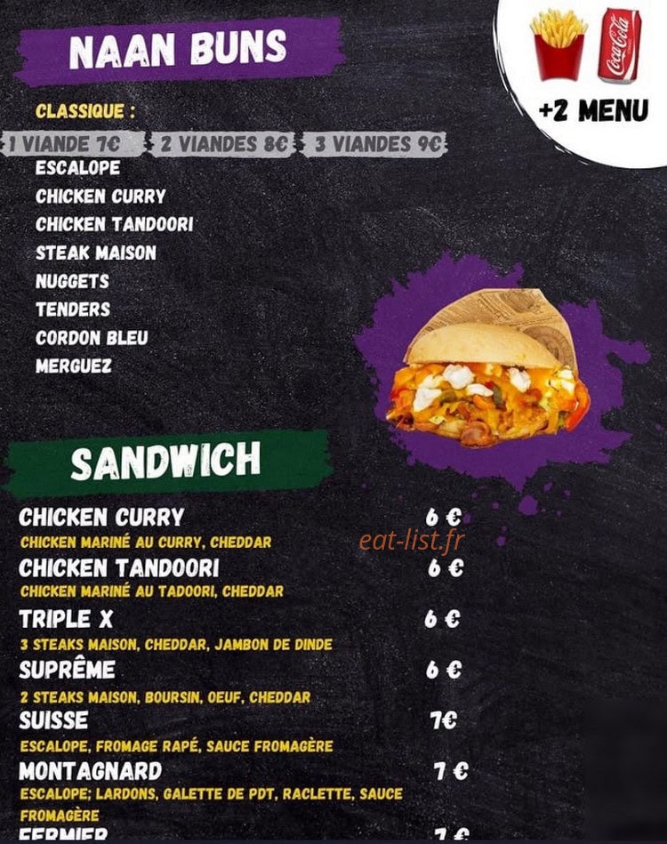 Tasty Spicy Naan — carte page 4