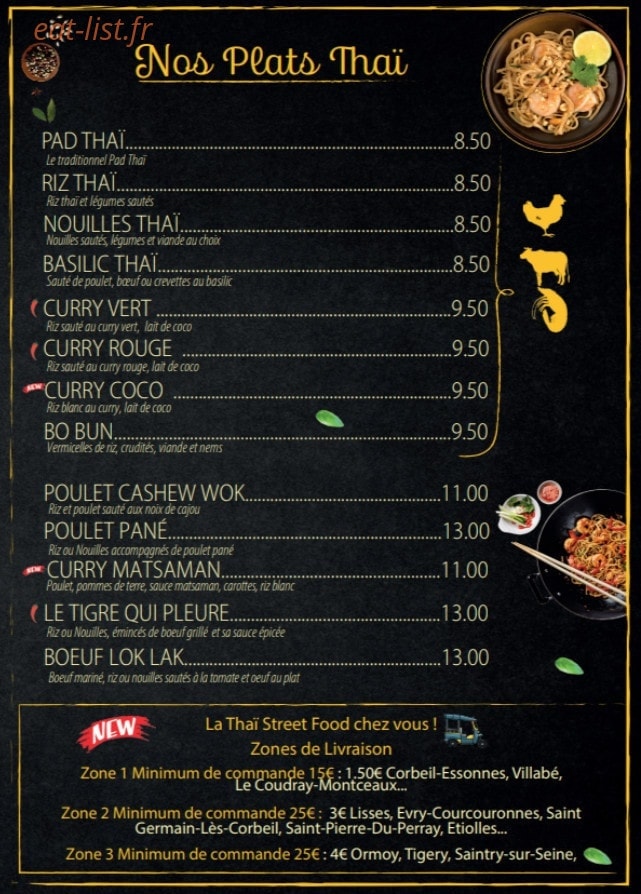 Thaï Square — carte page 3