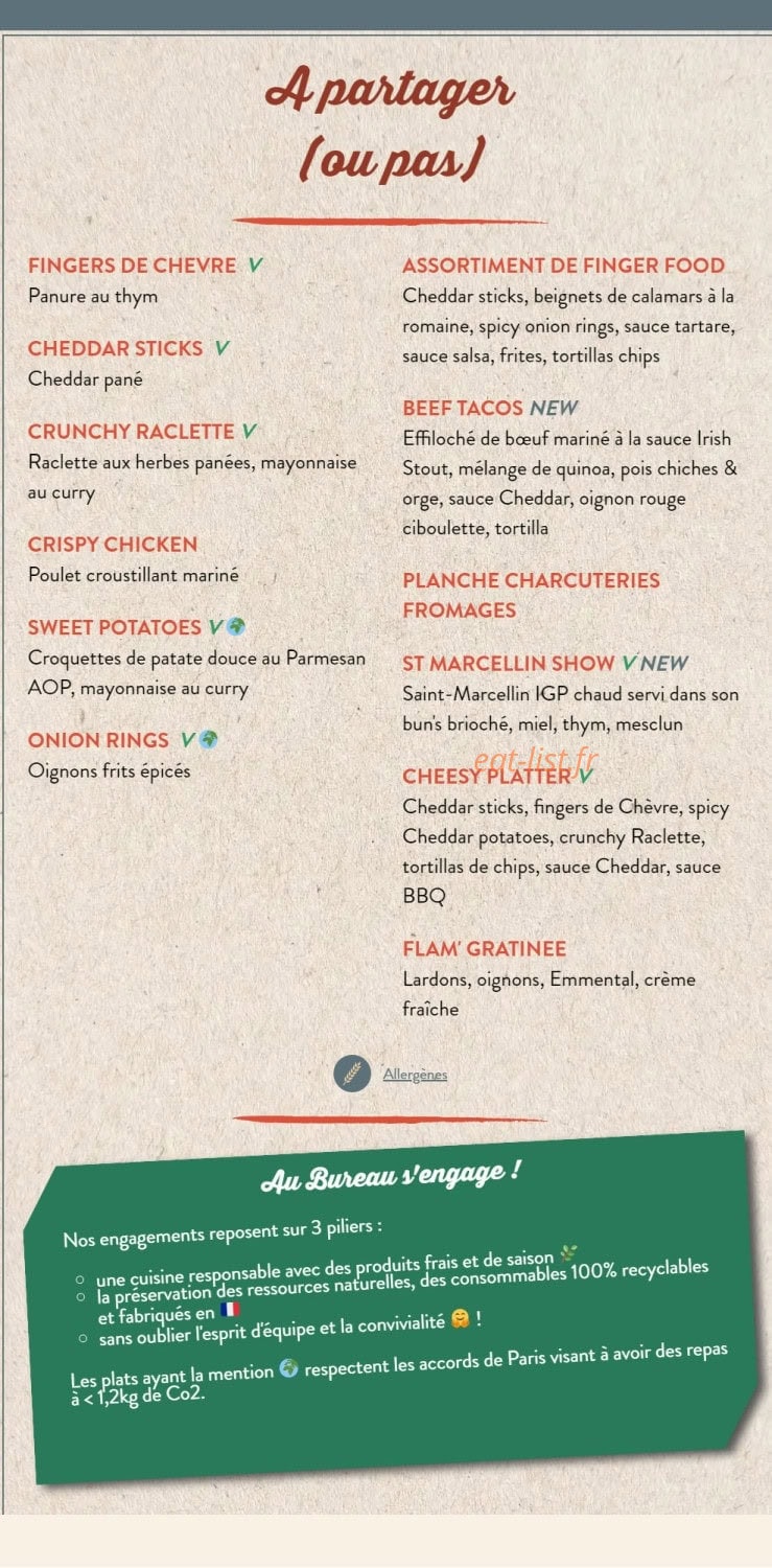 Au Bureau — carte page 1