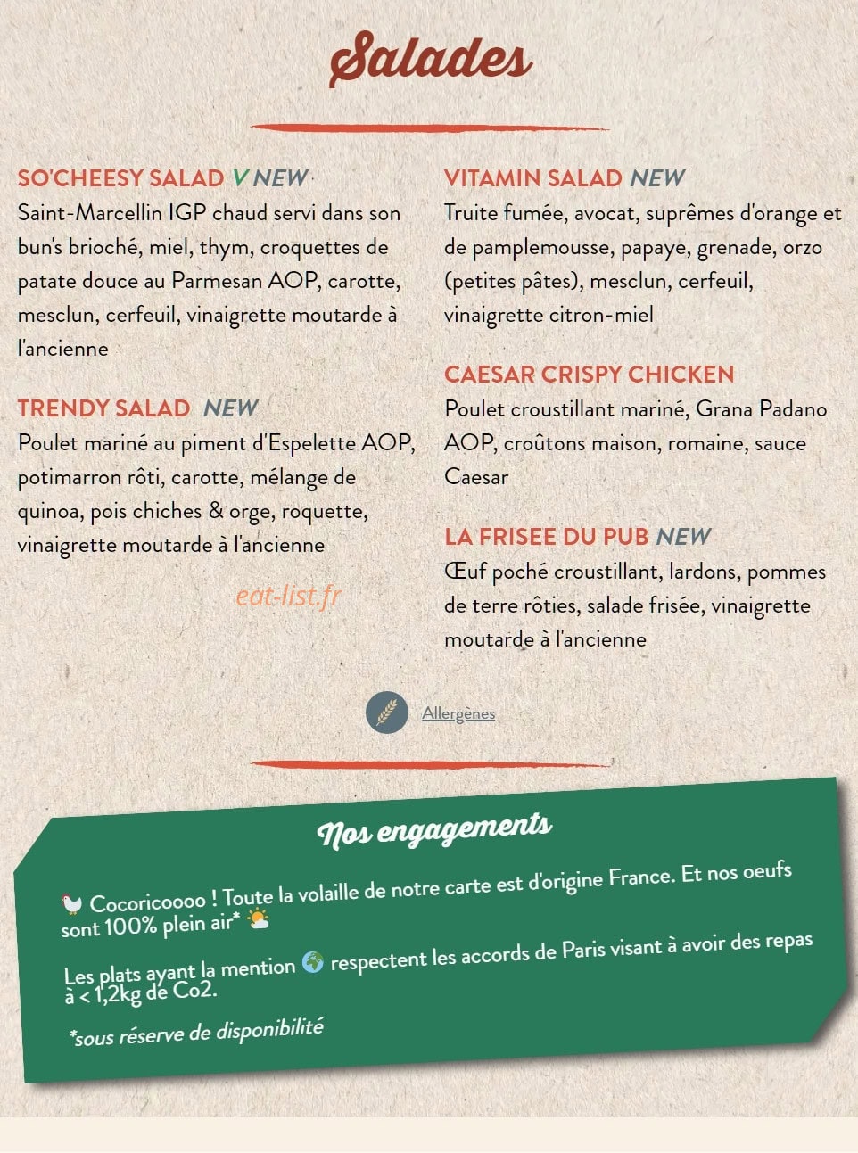 Au Bureau — carte page 6