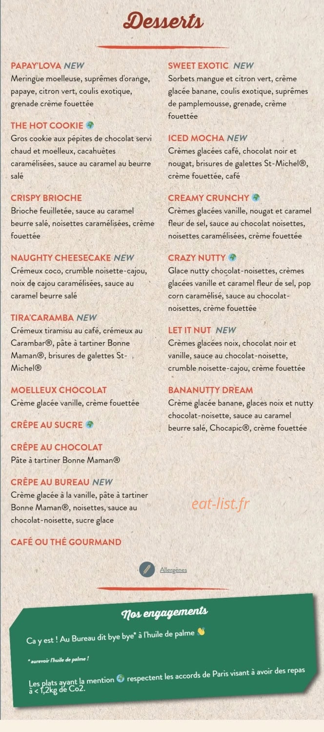 Au Bureau — carte page 7