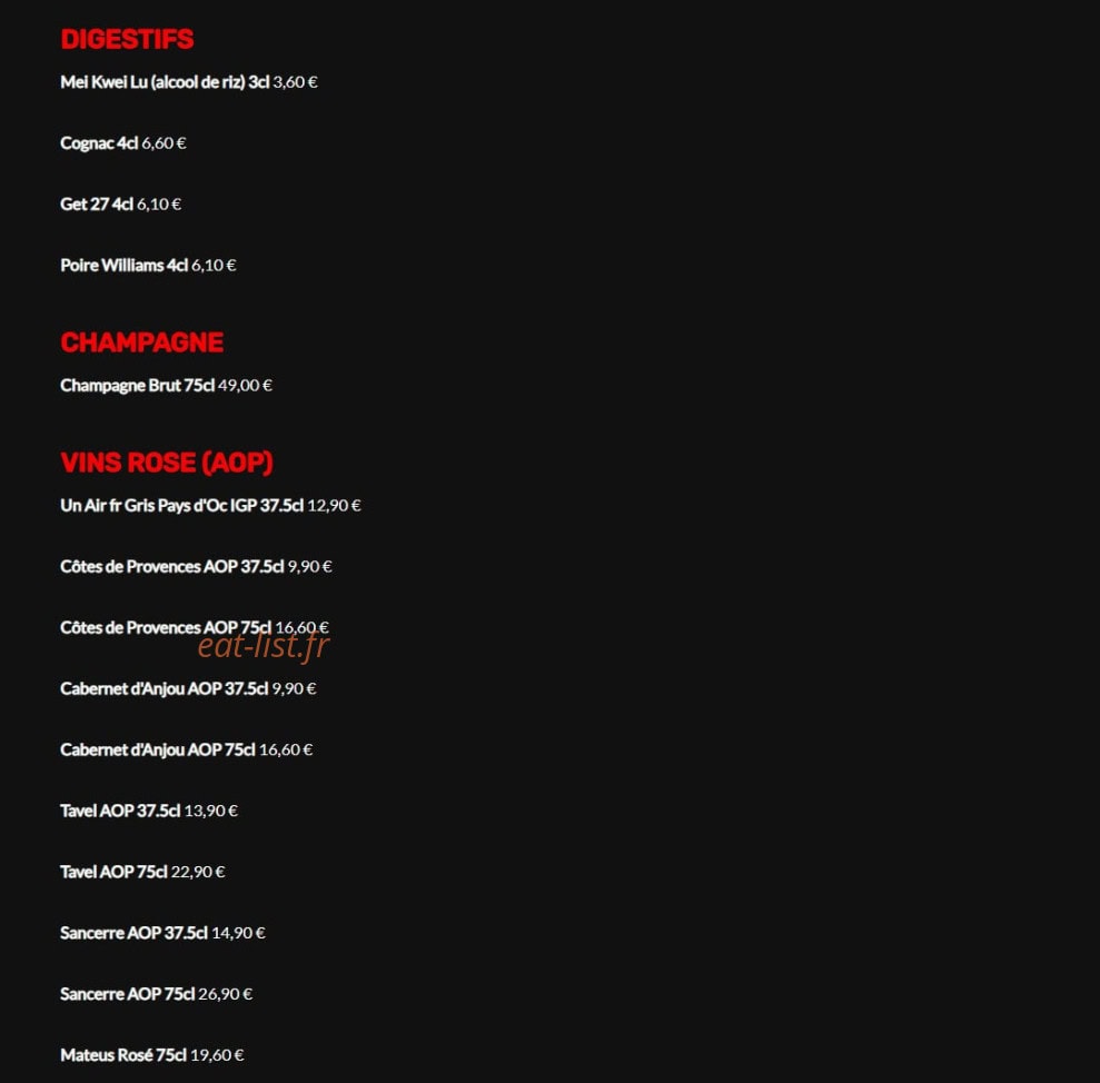 BestWok — carte page 5