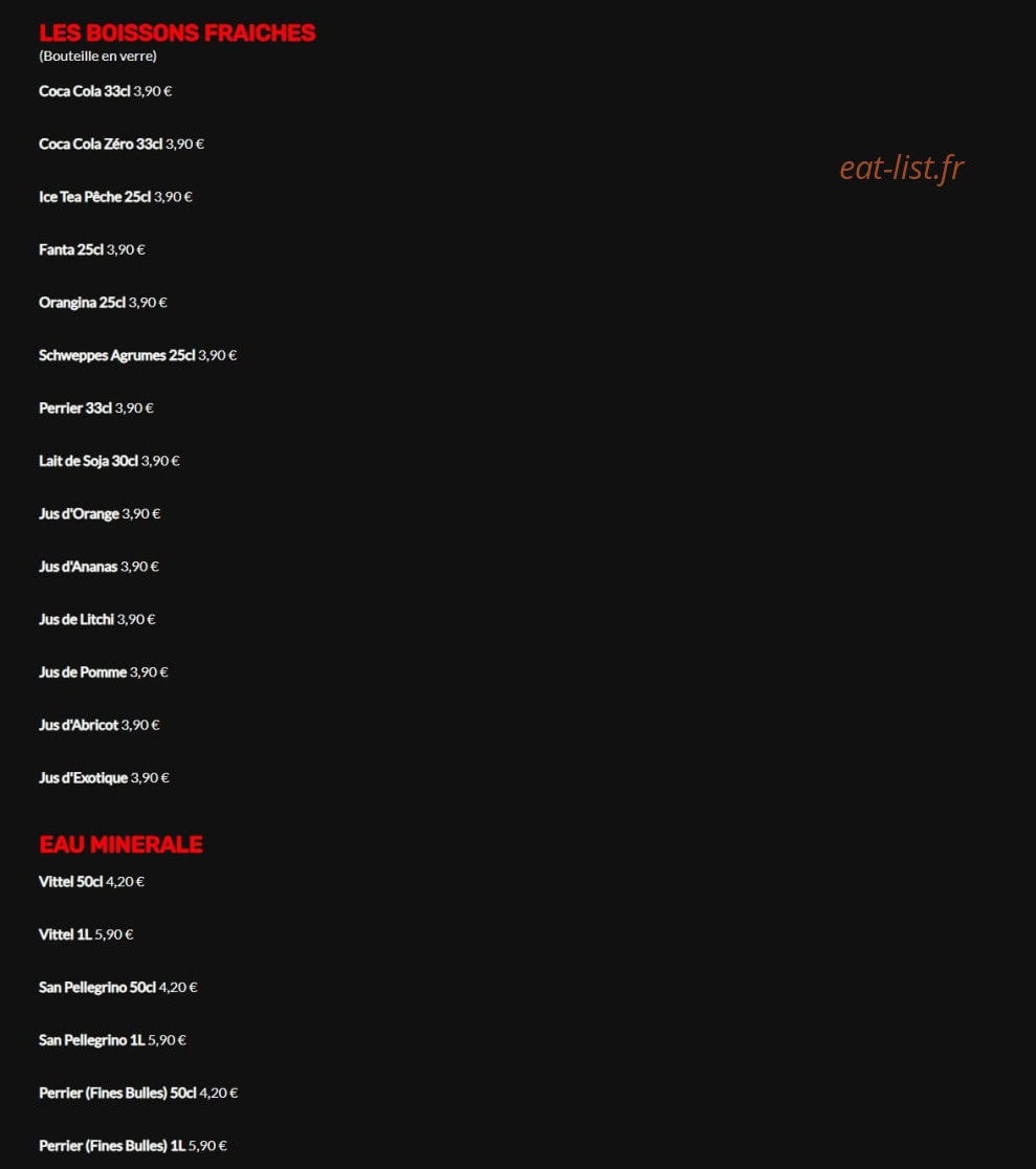 BestWok — carte page 2