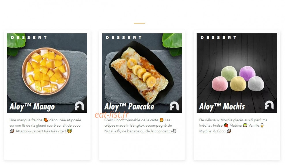 Aloy Thai — carte page 3