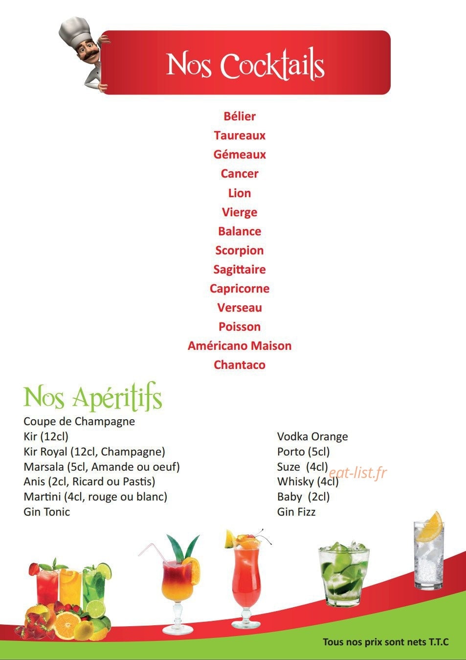 Calzone — carte page 1