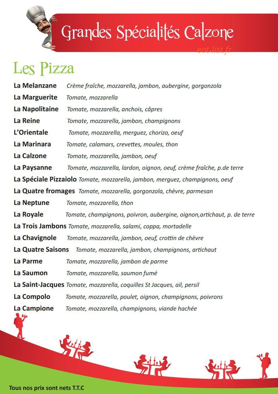 Calzone — carte page 4