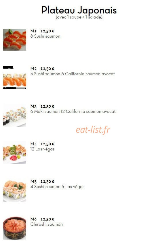Food Asia — carte page 10