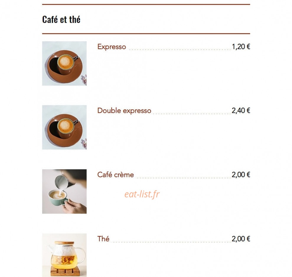 La Gnocchiserie — carte page 7