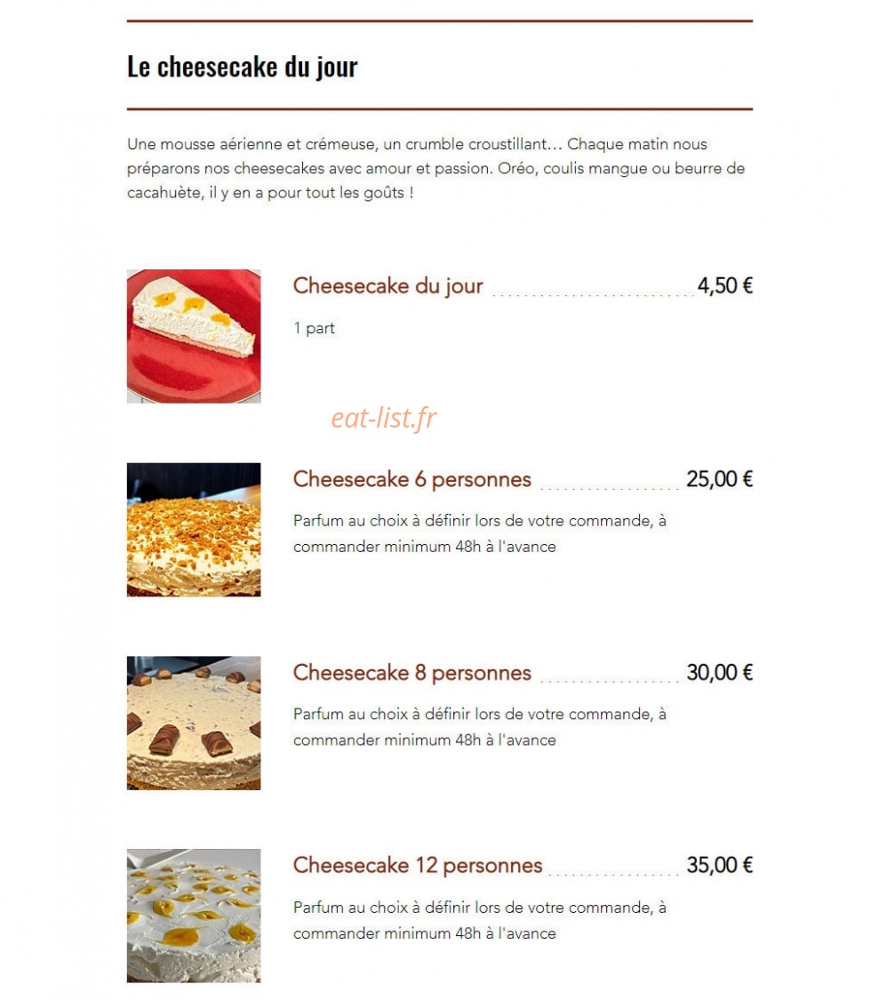 La Gnocchiserie — carte page 5