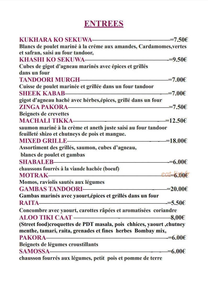 La maison du Népal — carte page 1