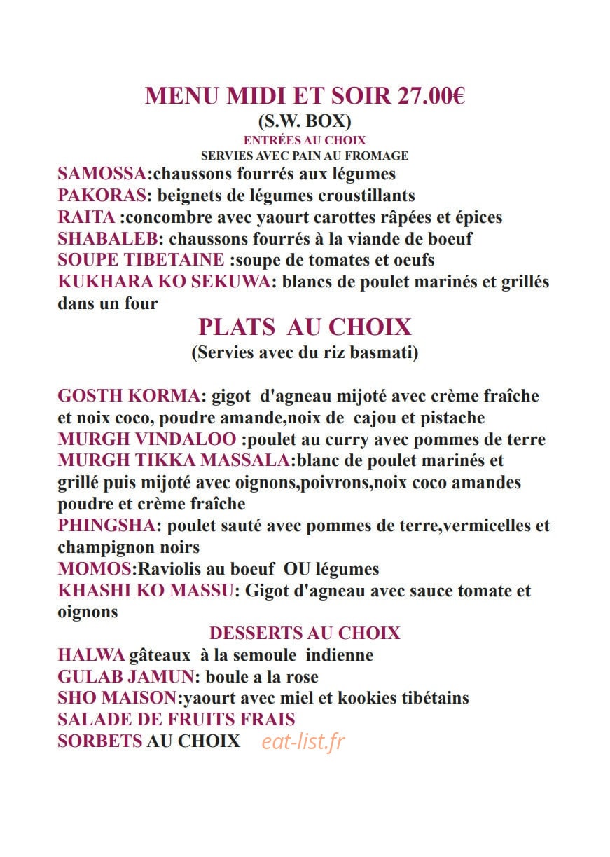 La maison du Népal — carte page 8