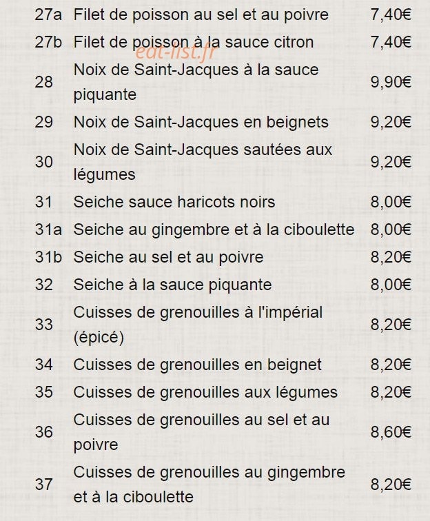 Le Mandarin Palaiseau — carte page 6