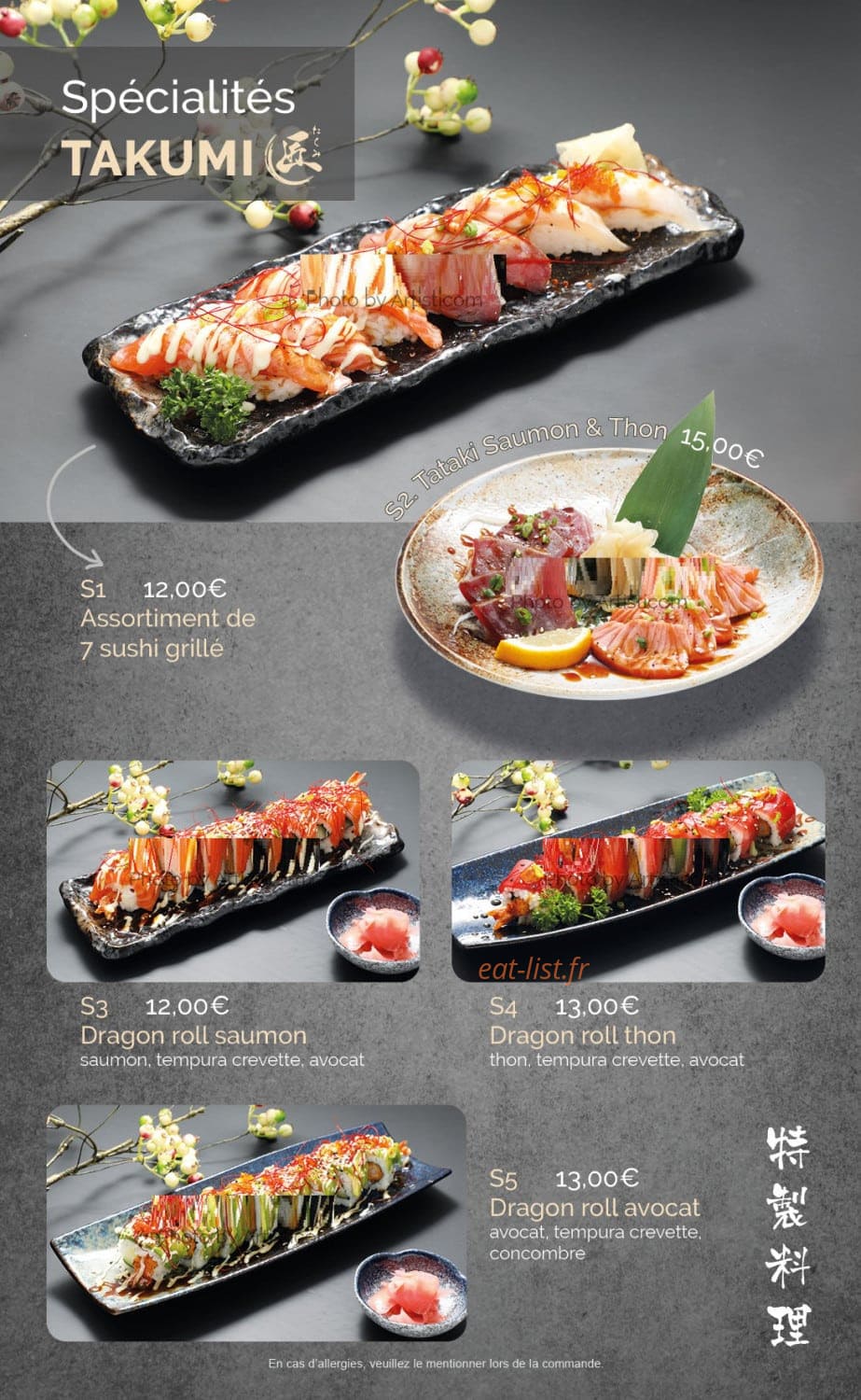Takumi — carte page 1