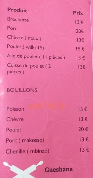 Guechanna — carte page 2