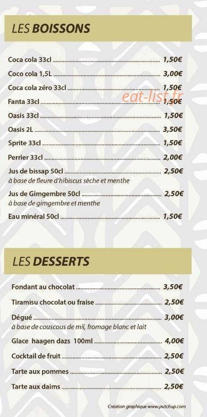 La Case — carte page 5