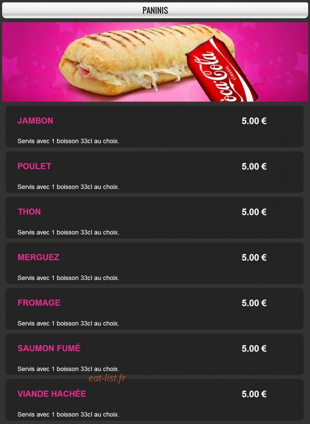 Pizza milano 91 — carte page 4