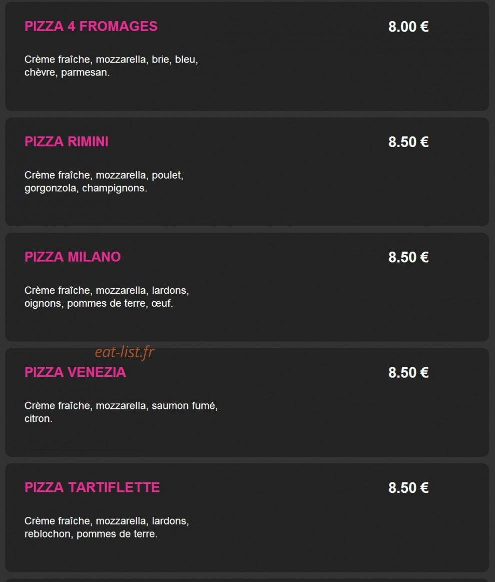 Pizza milano 91 — carte page 10