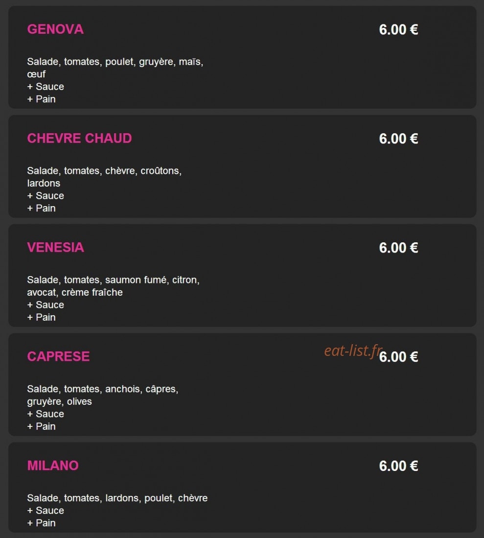 Pizza milano 91 — carte page 19