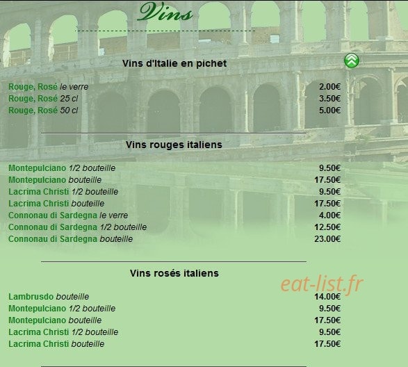 Pizza Roma — carte page 10
