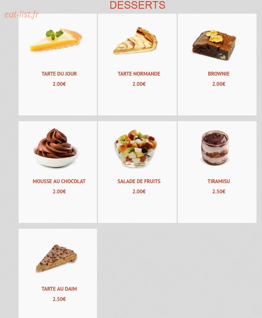 Rapido Pizza — carte page 14