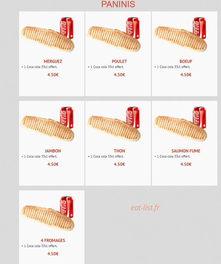 Rapido Pizza — carte page 10