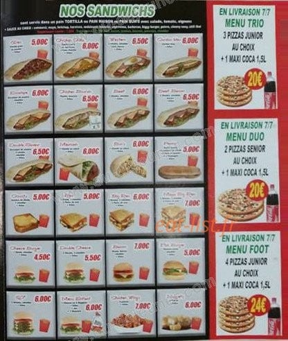 Reo Pizza&Sandwich — carte page 3