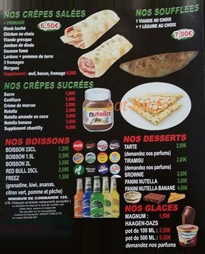 Reo Pizza&Sandwich — carte page 4