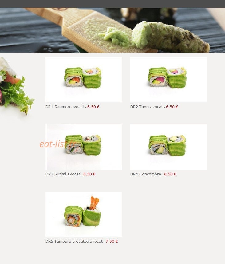 Ta Sushi — carte page 19