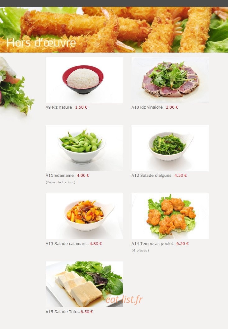 Ta Sushi — carte page 10