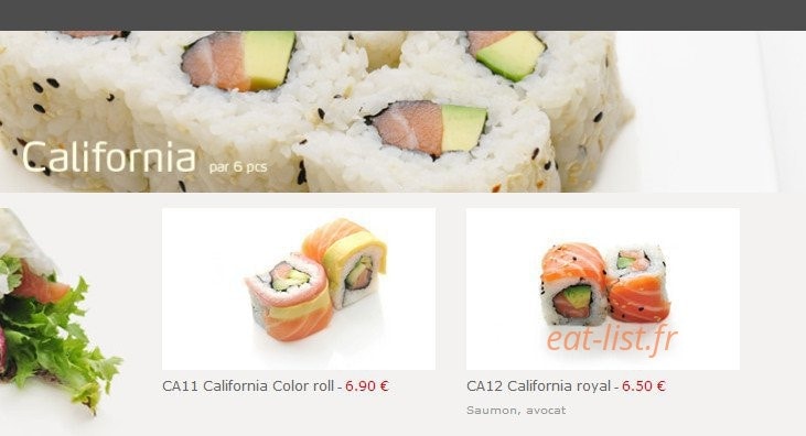 Ta Sushi — carte page 16