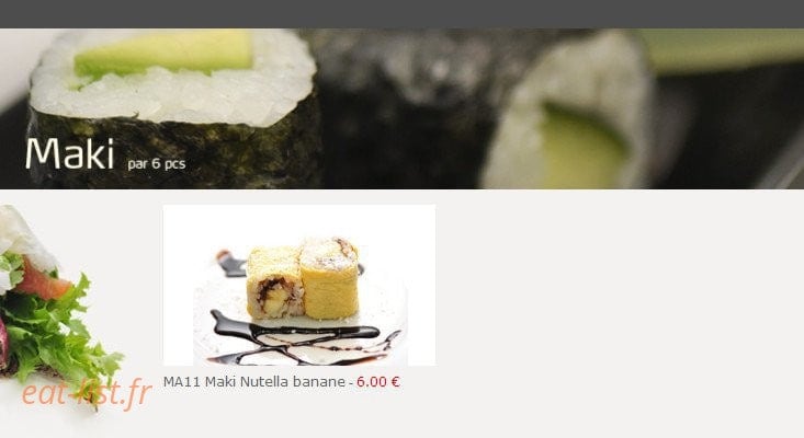 Ta Sushi — carte page 14