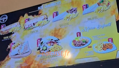 Anamour Grill — carte page 4