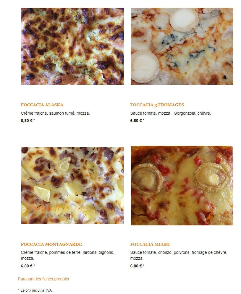 Meal Event — carte page 5